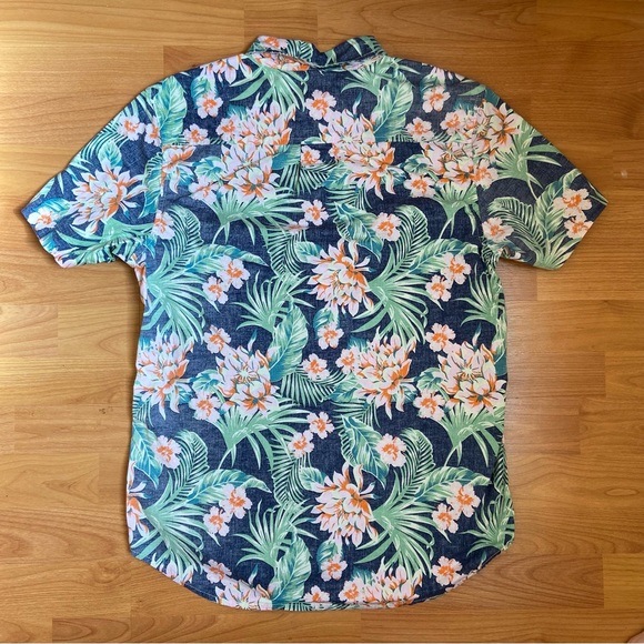 Chubbies Men’s Hawaiian Print Button Up Shirt Size Small - Picture 3 of 6